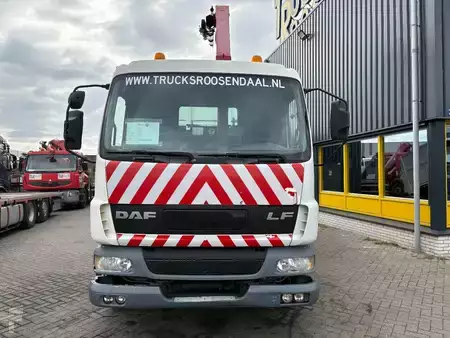 Camion 2006 DAF LF 55.220 + HMF 735 K2 -- 2X EXT. + TIPPER + 3 SEATS + MANUAL + (7)