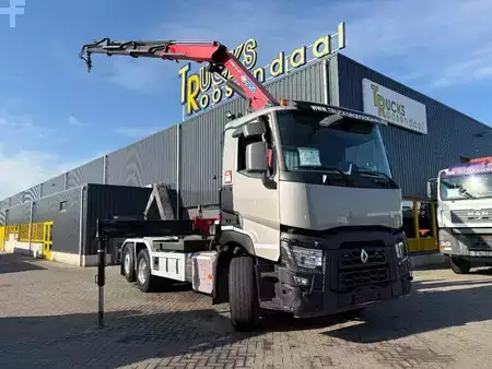 Camion 2020 Renault C440 + HMF 2320 K3-- 3X EXT. + REMOTE + HOOK ARM SYSTEM 20T + 6X (16)