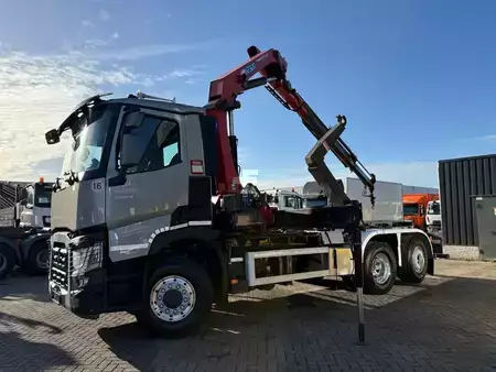 Camion 2020 Renault C440 + HMF 2320 K3-- 3X EXT. + REMOTE + HOOK ARM SYSTEM 20T + 6X (9)