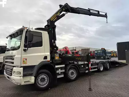 Camion 2012 DAF CF 360 + PALFINGER PK 26002---3X EXT. + REMOTE + HYDRAULIC RAMPS (2)