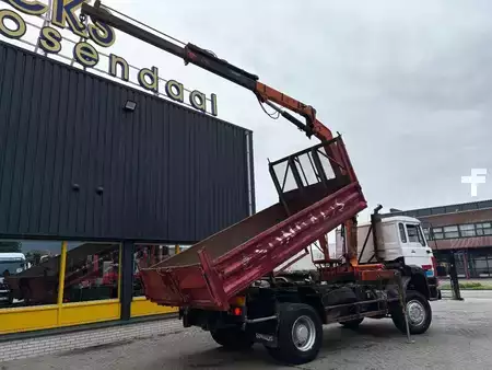 Vrachtwagen 1994 DAF 2300 + PALFINGER PK10500B4---3X EXT. + 4X4 + 3-SIDED TIPPER + LE (3)