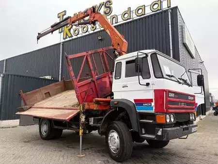 Vrachtwagen 1994 DAF 2300 + PALFINGER PK10500B4---3X EXT. + 4X4 + 3-SIDED TIPPER + LE (7)