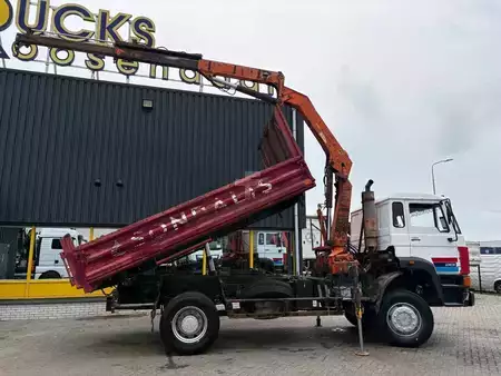 Vrachtwagen 1994 DAF 2300 + PALFINGER PK10500B4---3X EXT. + 4X4 + 3-SIDED TIPPER + LE (9)