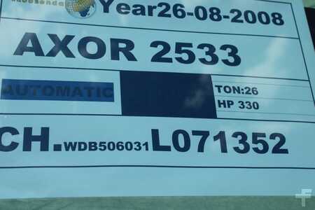 Mercedes-Benz Axor 2533 + 14t crane + 6x2 + REMOTE + MANUAL + LIFT