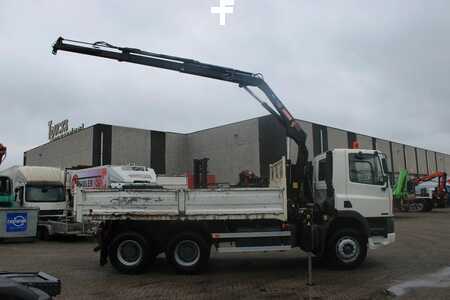 DAF CF 85 Kipper 6x4 + SPRING + EURO 1 + HIAB 099 + Manuel + BE apk