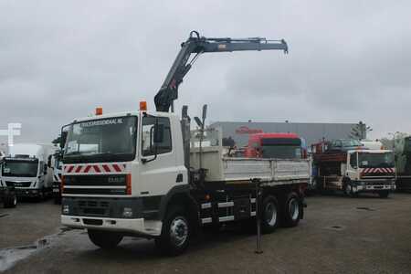 Mobilní jeřáby 2003 DAF CF 85 Kipper 6x4 + SPRING + EURO 1 + HIAB 099 + Manuel + BE apk (2)