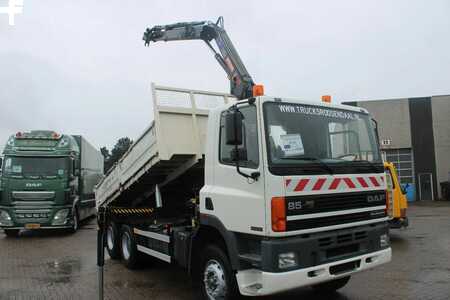 DAF CF 85 Kipper 6x4 + SPRING + EURO 1 + HIAB 099 + Manuel + BE apk