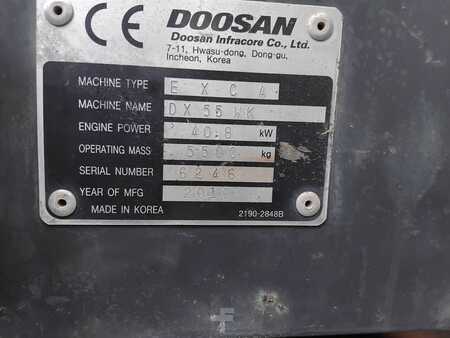 Pelle sur pneus 2010 Doosan DX55W (18)