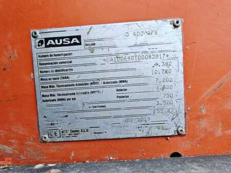 Dumper Cingolati 2019 Ausa D600APG (8)