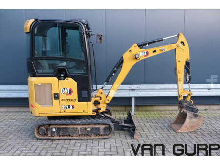 Mini kotrógép 2023 Caterpillar 301.8 excavator graafmachine bagger (9)