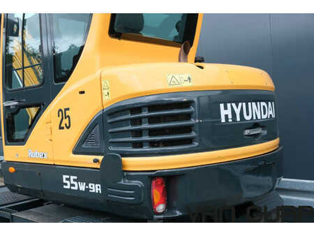 Pyöräkaivinkoneet  2017 Hyundai Robex 55W-9A | 2017 | 2636h | (19)