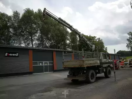 Mobilní jeřáby 1991 Mercedes-Benz Unimog U 1250 / U427/11 mit Kran (2)