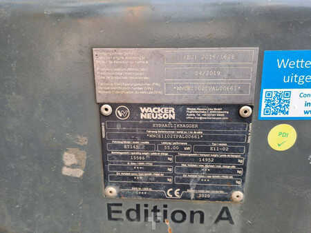 Escavatori cingolati 2019 Wacker Neuson ET 145 (14)