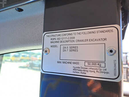 Bæltegraver 2023 Doosan DX530LC-7M (2 pieces available) (24)