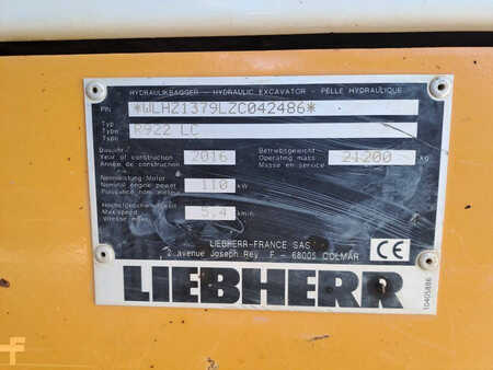 Hydraulic Excavators 2016 Liebherr R922LC (+3 Buckets) (12)