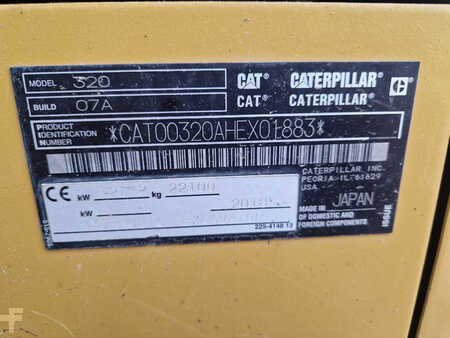 Escavatori cingolati 2018 Caterpillar 320 (8)