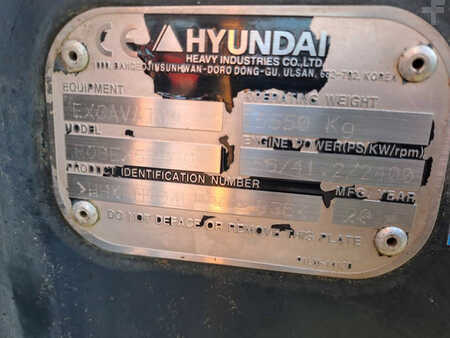 Mobil gravemaskin 2014 Hyundai Robex 55 W-9 (10)