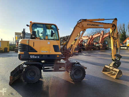 Mobil gravemaskin 2014 Hyundai Robex 55 W-9 (5)