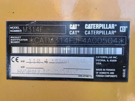 Escavadora de rodas 2016 Caterpillar M314F (11)