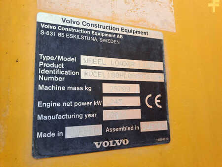 Ładowarki kołowe 2016 Volvo L 180 H (10)