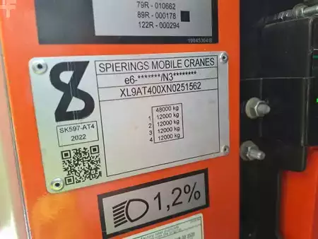 Siirrettävät nosturit 2022 Spierings SK597AT4 E-lift (48m) (26)