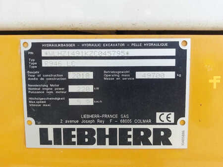 Koparki gąsienicowe 2018 Liebherr R946LC (Lifting Cab) (8)