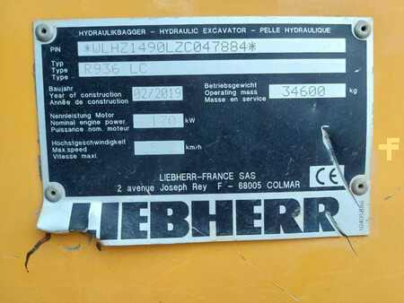 Excavadoras de cadenas 2019 Liebherr R936LC (6)