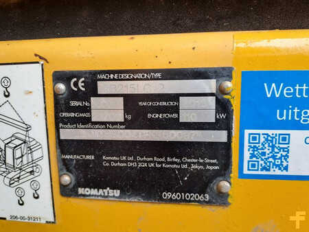 Escavatori cingolati 2016 Komatsu HB215LC-2 (11)