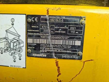 Rupsgraafmachines 2021 Komatsu HB 215 LC-3 (6)