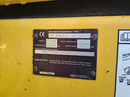 Rupsgraafmachines 2017 Komatsu PC490LC-11 (11)