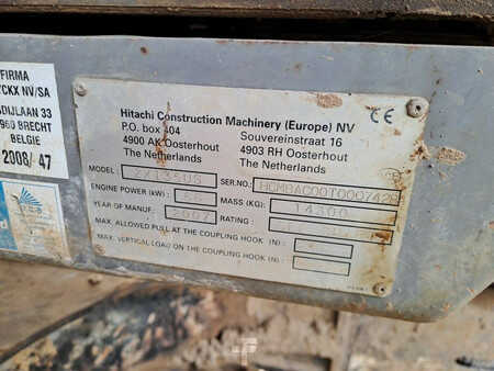 Korečková rýpadla 2007 Hitachi ZX135US (11)