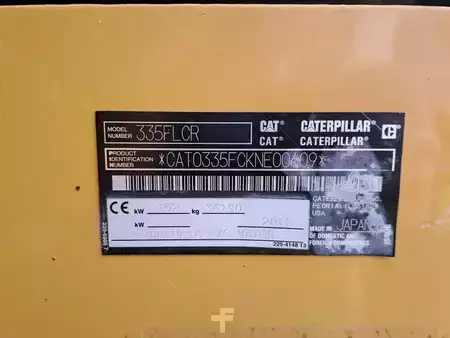 Kedjegraver 2016 Caterpillar 335FLCR (11)