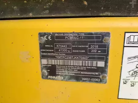 Kedjegraver 2018 Komatsu PC360LC-11 (17m Longreach + Full Topcon 3D GPS) (11)