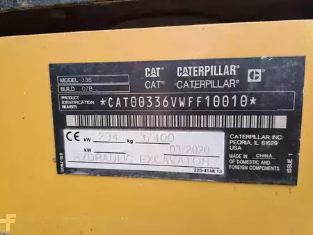 Excavadoras de cadenas 2020 Caterpillar 336 (11)
