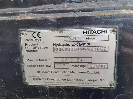 Escavatori cingolati 2019 Hitachi ZX 490 LC H-6 (11)