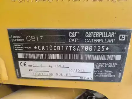 Rolos em tandem 2018 Caterpillar CB1.7 (6)