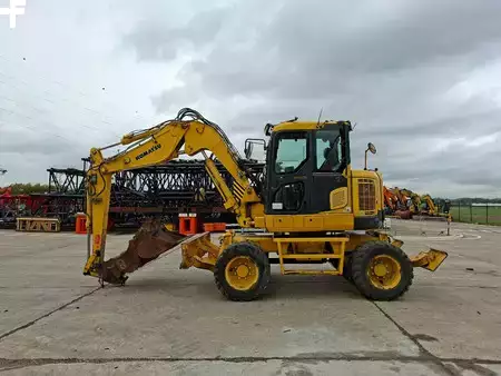 Pelle sur pneus 2017 Komatsu PW 118 MR-8 (1)