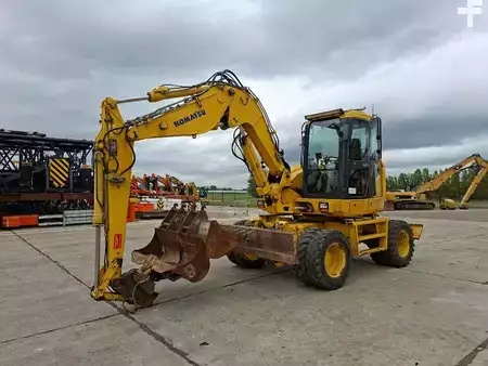 Pelle sur pneus 2017 Komatsu PW 118 MR-8 (2)