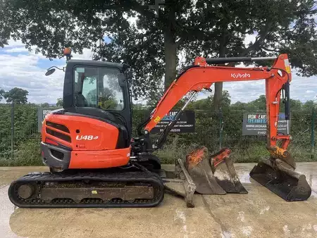 Kerekes kotrógép 2020 Kubota U48-4 Excavator (4)