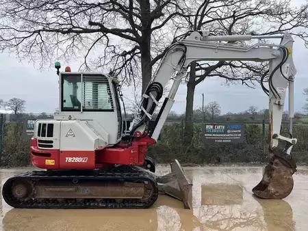 Mobil grävmaskin 2018 Takeuchi TB280FR Excavator (4)