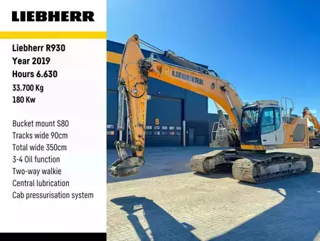 Pelles sur chenilles 2019 Liebherr R 930 (1)