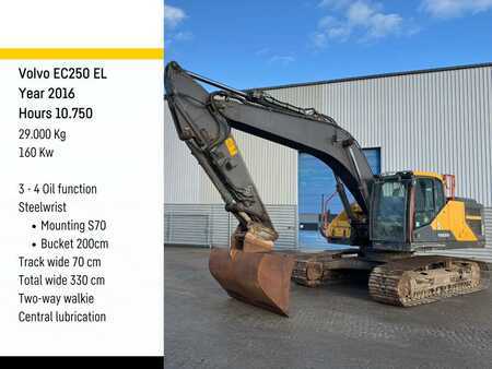 Koparki gąsienicowe 2016 Volvo EC 250 EL (1)