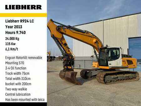 Korečková rýpadla 2013 Liebherr R 924 (1)