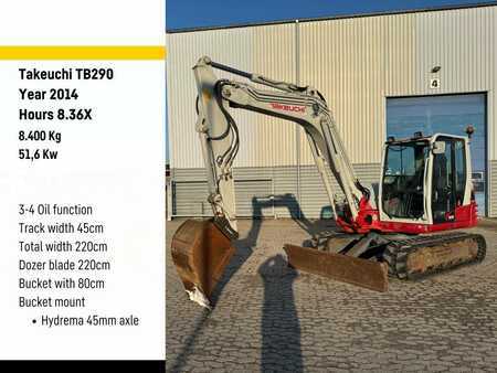 Pelles sur chenilles 2014 Takeuchi TB290 (1)