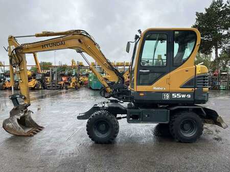Mobilní bagry 2014 Hyundai ROBEX 55W-9 / R55W-9 (4)