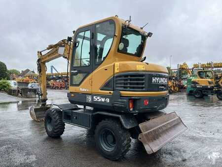 Mobilní bagry 2014 Hyundai ROBEX 55W-9 / R55W-9 (5)