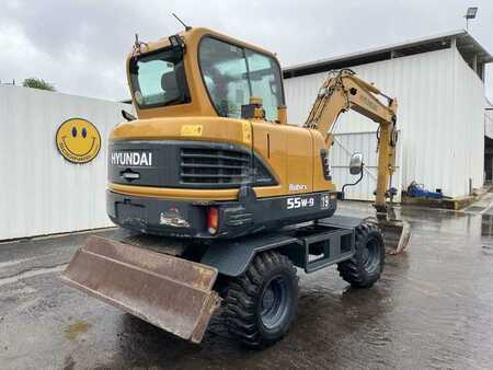 Mobilní bagry 2014 Hyundai ROBEX 55W-9 / R55W-9 (6)