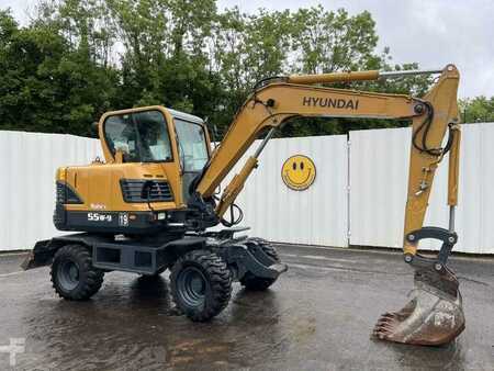 Mobilní bagry 2014 Hyundai ROBEX 55W-9 / R55W-9 (8)