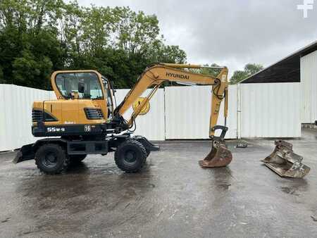 Mobilní bagry 2013 Hyundai ROBEX 55W-9 / R55W-9 (7)