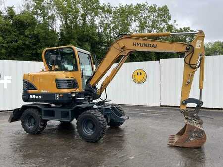Mobilní bagry 2013 Hyundai ROBEX 55W-9 / R55W-9 (8)